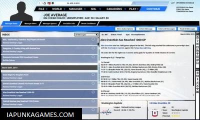 Franchise Hockey Manager 5 Screenshot 3, Full Version, PC Game, Download Free