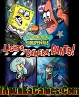 SpongeBob SquarePants: Lights, Camera, Pants! Cover, Poster, Full Version, PC Game, Download Free