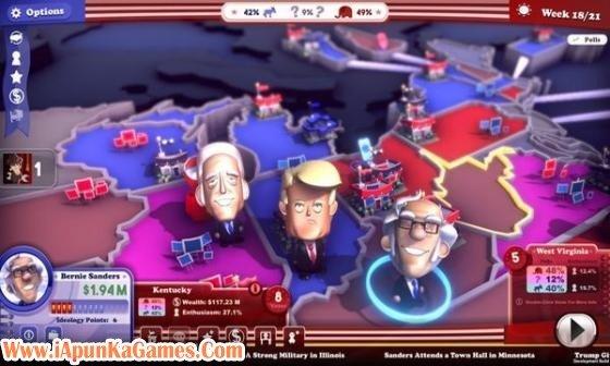 The Political Machine 2020 Screenshot 1, Full Version, PC Game, Download Free