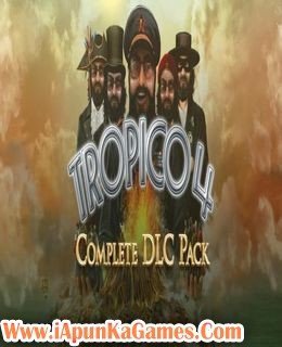Tropico 4 + Complete DLC Cover, Poster, Full Version, PC Game, Download Free
