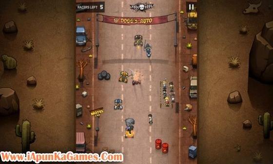 Rude Racers 2D Combat Racing Free Download Screenshot 1
