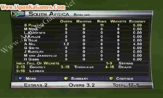 Brian Lara International Cricket 2005 Screenshot 3, Full Version, PC Game, Download Free