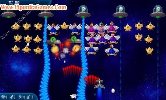 Chicken Invaders 5 Cluck of the Dark Side Christmas Free Screenshot 3