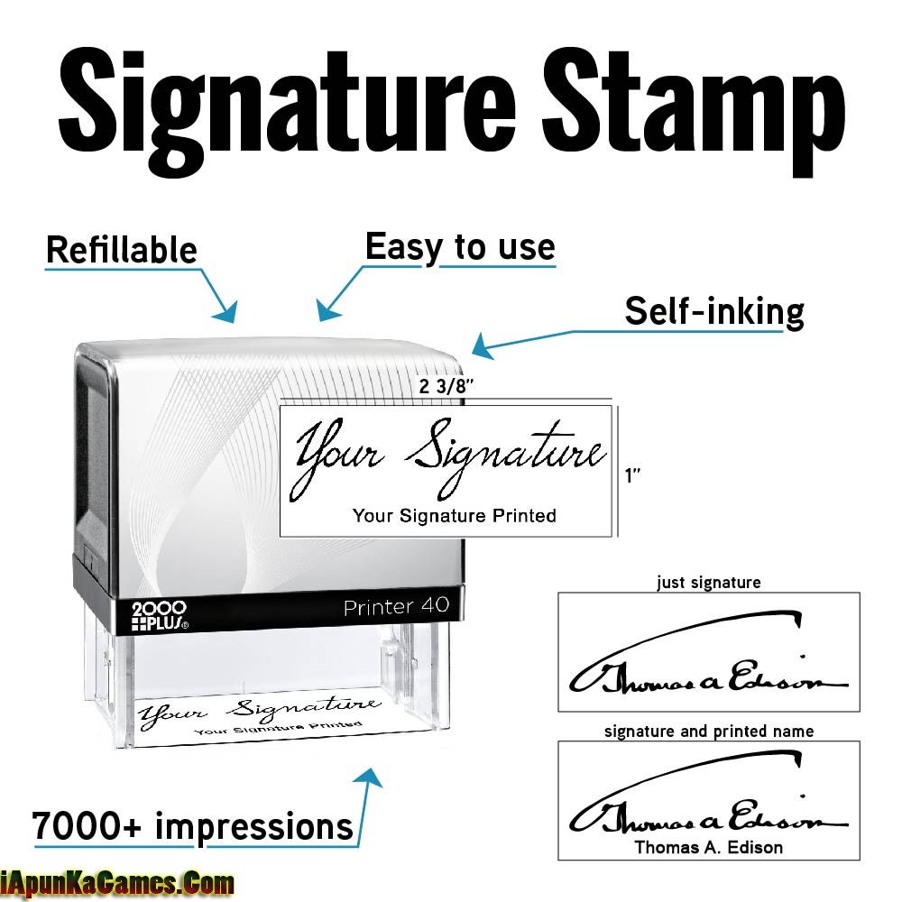 Pros and Cons to Pre-Made Signature Stamp